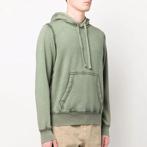 Prix de gros, sweat-shirt délavé à l'acide pour hommes, poids lourd, hommes, coupe classique, sweat-shirt délavé à l'acide de luxe pour hommes - Product Image 4