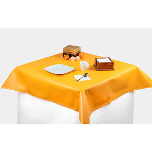 Mantel Amarillo Alba Plus Extrafabric de 160x160cm, Adaptado para 156x156cm, B2B - Product Image 1