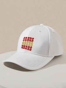 <span class=keywords><strong>Casquette</strong></span> de baseball personnalisée avec motif <span class=keywords><strong>49ERS</strong></span>, cadeau élégant pour les fans de football, <span class=keywords><strong>casquette</strong></span> à sangle réglable, <span class=keywords><strong>casquette</strong></span> pour papa pour les activités de plein air, hommes et femmes - Product Image 4