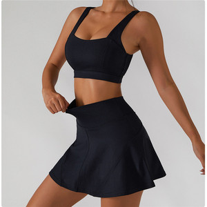 Pantaloncini Anti-abbagliamento donna due in una gonna da <span class=keywords><strong>Tennis</strong></span> con controllo pancia da donna - Product Image 4