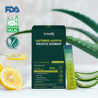 [TEAFLY] stik probiotik Aloe Vera Alovita Lactobio gula nol Korea dengan Vitamin C untuk kulit usus dan kesehatan imun