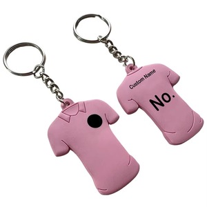 Porte-clés de voyage en PVC pour t-shirt | Porte-clés souvenir en caoutchouc souple | Design 3D pour sacs, bagages et cadeaux - Product Image 4