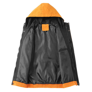 Vente en gros coupe-vent personnalisé unisexe à fermeture éclair complète vêtements de sport décontractés pour hommes pour l'hiver en plein air 2025 Slim Fit - Product Image 5