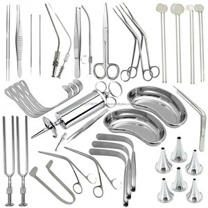 Kit de diagnostic ORL Medivolve 39 pièces Outils d'examen manuels réutilisables en acier inoxydable de haute qualité Certifié CE ISO OEM disponible - Product Image 1