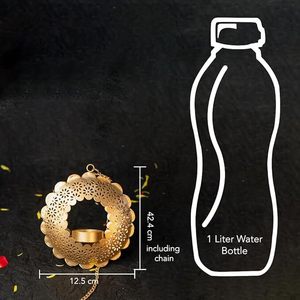 Modern Metal Tea Light Holder for Sophisticated Interiors Handmade Metal Candle Holder Tea Light Holder for Rustic Charm - Product Image 2