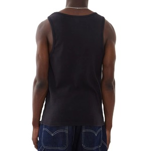 Débardeur en coton uni | Vêtements décontractés confortables | Gilet sans manches unisexe pour les tenues d'été - Product Image 2