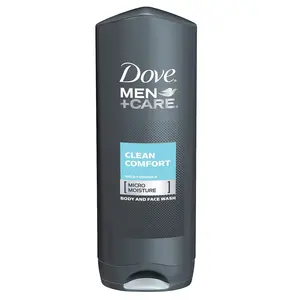 Homens Dove + Body Care & Face Wash, Clean Comfort 13.50 Oz (Pack De 3), 2.16 Lb