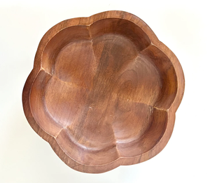 Bols à pâte en bois d'acacia naturel pour palettes de décoration servant une assiette à collation en gros d'artisanat indien - Product Image 5