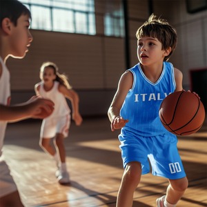 Camisetas sin Mangas Personalizadas de Baloncesto con Nombre y Número, Impresión Digital, Casuales, Transpirables, Ecológicas, a Cuadros, para Hombre y Mujer, Verano, Cuello Redondo, Holgadas - Product Image 3