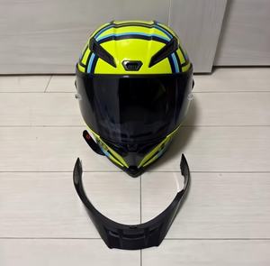 Casque de moto professionnel intégral en fibre de carbone certifié Snell & DOT, casque de moto aérodynamique - Product Image 4