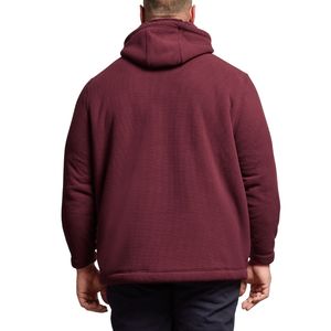 เสื้อฮู้ดสวมหัวลายพรางสำหรับผู้ชายเสื้อสเวตเชิ้ตขนาดใหญ่พิเศษลำลองมีโลโก้ด้านหน้าออกแบบได้ตามต้องการ - Product Image 2