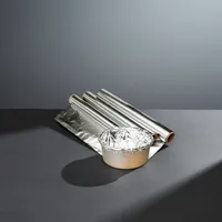 Rouleau de papier aluminium de qualité supérieure, résistant, pour l'emballage alimentaire, le barbecue, le four et la friteuse à air, utilisation en cuisine