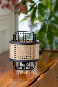 Asian Bamboo Eco-Friendly Dome <b>Shade</b> Electric <b>Table</b> <b>Lamps</b> for Home Decoration Bedroom - Product Image 2