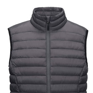 Chaqueta Acolchada Personalizada para Hombre, Sin Mangas, Ligera, Cálida, de Tela de Lona Transpirable para Otoño, Servicio OEM, Talla Personalizada - Product Image 3