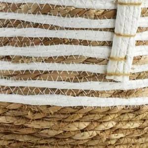 Nouveau panier de rangement en jacinthe d'eau panier tissé personnaliser la taille pour l'organisation de la maison - Product Image 3