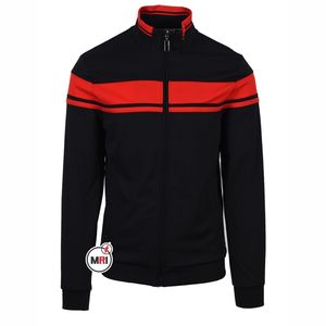 เสื้อแจ็กเก็ตกีฬาแขนยาวซิปเต็มตัวสำหรับผู้ชายเสื้อวิ่งกลางแจ้งเข้ารูปพิมพ์โลโก้แบบกำหนดเอง - Product Image 4