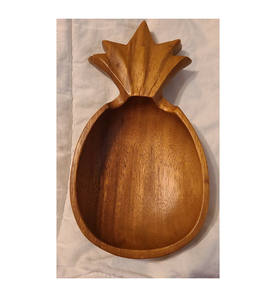 Utensilio para ensalada de madera de acacia ecológico, cuenco para servir, fruteros de madera de teca para uso doméstico con planta - Product Image 4