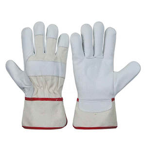 Gants de travail en cuir fabriqués au Pakistan, produit de qualité supérieure, anti-chaleur, imperméables, personnalisables, vêtements de sécurité - Product Image 1