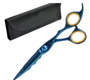 Kit de ciseaux à cheveux professionnels faits à la main – pour barbier, salon, usage domestique avec étui en cuir - Product Image 2