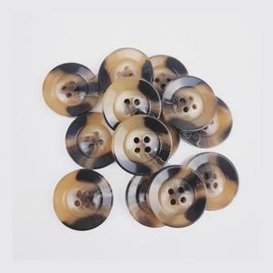 Boutons en corne de buffle naturelle, finition colorée, pour accessoires vestimentaires, haute qualité - Product Image 4