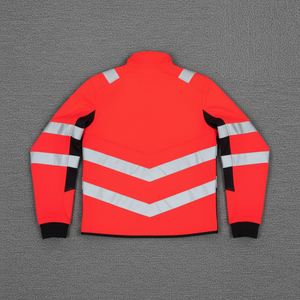 Chaqueta de Seguridad de Algodón OEM para Ropa de Trabajo Masculina, Cinta Reflectante de Alta Visibilidad, LED Intermitente, ANSI Clase 1, EN ISO 20471 Clase 3 - Product Image 5