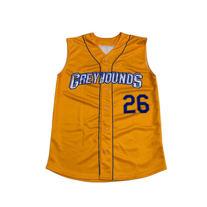 Personalizado Sublimación Nombre del equipo logotipo Número Impresión Deportes Uniformes de béisbol para hombres y mujeres - Product Image 4