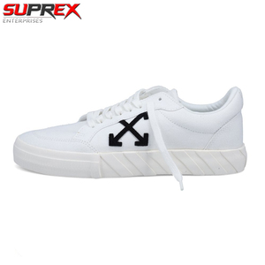 Zapatillas Blancas de Cuero Genuino con Logotipo de Flecha Negra Bordado, con Cordones, Transpirables, con Estampado de Leopardo, Antiolor, para Cualquier Ocasión - Product Image 2