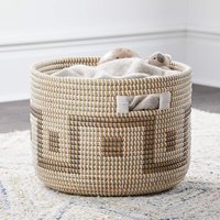 Panier à linge en osier naturel de fabrication vietnamienne, de haute qualité, à prix avantageux, panier de rangement en osier