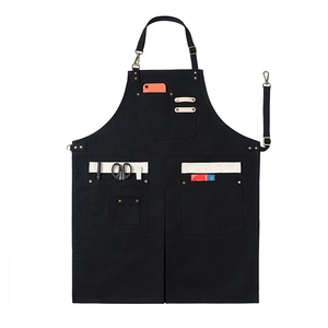 Tablier de chef avec poches imperméable à l'eau Tablier de cuisine pour l'école Peinture de pâtisserie Logo personnalisé de haute qualité - Product Image 3