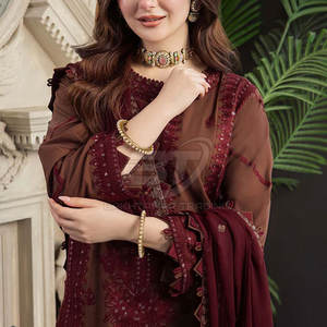 Collection festive Shalwar Kameez Dupatta pour femmes 3 pièces Shalwar Kameez Dupatta imprimé numérique pour femmes - Product Image 2