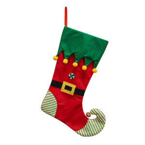 Bolsa de dulces personalizada, calcetines de Papá Noel para Navidad, decoración de árbol de Navidad para fiesta - Product Image 6