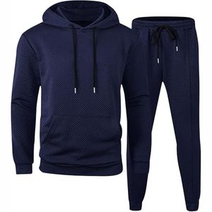 Vente en Gros Logo Personnalisé Imprimé Décontracté Solide Respirant Polaire Deux Pièces Survêtements de Course pour Hommes Jogger Survêtement Ensemble Automne - Product Image 1