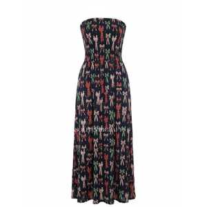 Handmade Cotton Jaipur Blockprint Sundress Strapless Elegent Bodice Outfit with Elastic Waist <b>Boho</b> Flowy Summer Dress - Product Image 3