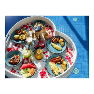 ถาดหวายทำจาก PE ถาดรับประทานอาหารแบบหรูหราสำหรับโรงแรมถาดรองอาหารพร้อมสระว่ายน้ำ - Product Image 4