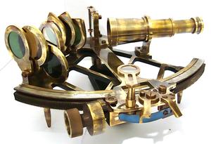 C Plath Marine Sextant Laiton Instrument Nautique Précision Sextant Outil De Navigation Pour Voile Astronomie Décoratif Et Fonctionnel - Product Image 5