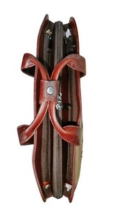 Best Office <b>Satchel</b> Bag Genuine <b>Leather</b> Briefcases and Laptop Messenger Bags for <b>Men</b> and Women - Product Image 4