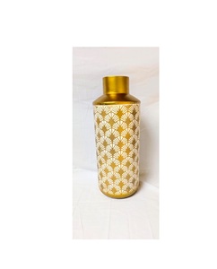 Jarrón de Piso Alto Moderno de Hierro Costero Hecho a Mano, Decoración de Boda Ecológica, Bodas Vintage, Jarrón de Flores de Mayorista - Product Image 1