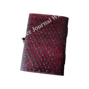 Señor Shiva en relieve diario de cuero genuino hecho a mano clásico sol y luna diseño 100% cuero genuino Tapa dura nota libro lectura - Product Image 6