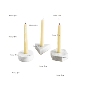 Greatest Quality Customized Shape Candle Holder Designer <b>White</b> Color Marble Candle Holder For Hot Sale - Product Image 5