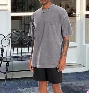 เสื้อยืดผู้ชายซักได้แบบกรดสไตล์วินเทจ - Product Image 2