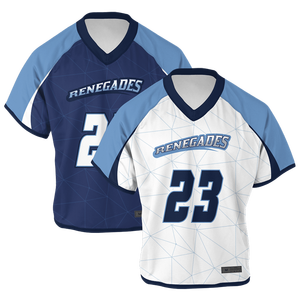 Sublimación personalizada Lacrosse uniforme Jersey Penny Shorts hombres mujeres Reversible caja campo entrenamiento OEM ODM servicio camiseta de fútbol - Product Image 3