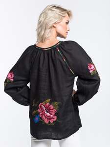 Holiday Lady Maxi Dress Tradicional Ucraniano Campesino Top Algodón Nueva llegada Venta caliente Manga larga O-cuello Vestidos de moda - Product Image 4