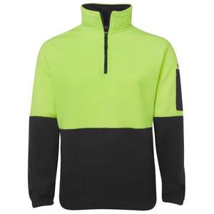 La chaqueta polar Polartec de alta visibilidad para hombre más vendida, cremallera completa, bordado personalizado, diseño de logotipo, tamaño, opción multicolor de Bangladesh - Product Image 2