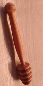 Charming Disposable <b>Wooden</b> Honey Dipper <b>Stick</b> for Sweetener Serving Breakfast Spread and Rustic Kitchen Presentation - Product Image 4