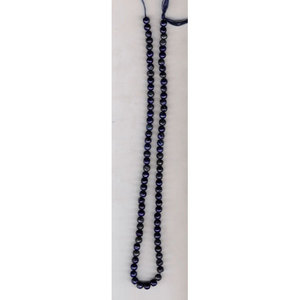 Plain RD <b>Beads</b> Lapis Lazuli Fashion Unisex Round Beaded <b>Necklaces</b> 5mm - Product Image 1