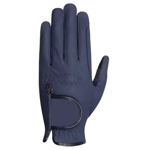 Reasonable Prices Winter Horse Equestrian Riding Gloves 2025 New Arrival Full <b>Finger</b> Lightweight Leather Gloves Hook Loop - Product Image 2