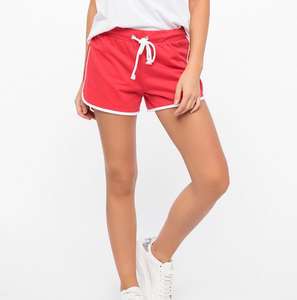 Shorts Cortos de Alta Calidad para Mujer, 100% Algodón, Logotipo Personalizado Impreso, Transpirables, Ajustados, Cintura Elástica, Secado Rápido - Product Image 1