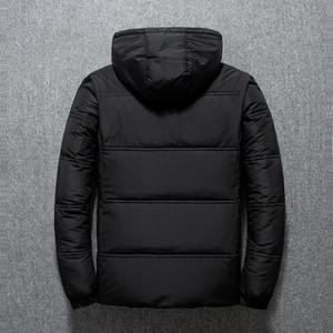 Nueva Chaqueta de Invierno Acolchada para Hombre y Mujer, Estilo Urbano, con Capucha y Cuello Alto, 100% Nailon, Impermeable, Transpirable, con Logotipo Frontal - Product Image 2
