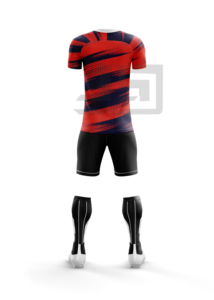 Conjunto de Uniforme de Fútbol Elite, Transpirable, 100% Poliéster, Camiseta y Pantalones Cortos de Fútbol, Impresión por Transferencia de Calor para Clubes Escolares y Academias - Product Image 1
