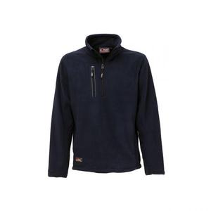 เสื้อกันหนาวซิปครึ่งสีน้ำเงินเข้มสำหรับ U-POWER ชุดทำงาน - Product Image 2